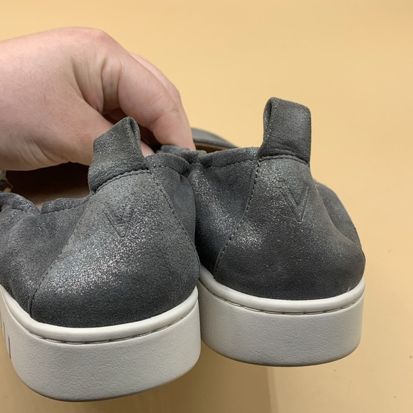 Vionic Uptown Ballet Women's Slip On Shoes Polluted Silver Comfort - Size 8 - Picture 7 of 8